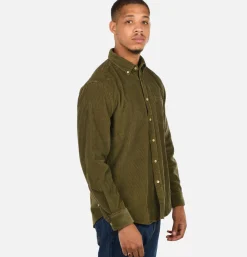 PORTUGUESE FLANNEL Lobo Olive Shirt* Shirts & Polos