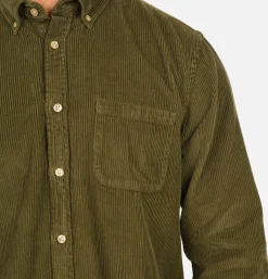 PORTUGUESE FLANNEL Lobo Olive Shirt* Shirts & Polos