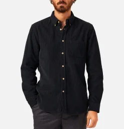 PORTUGUESE FLANNEL Lobo Shirt Black* Shirts & Polos