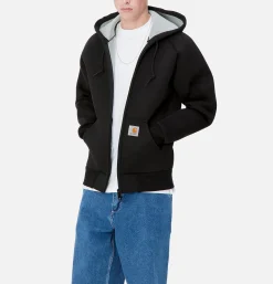 CARHARTT WIP Lux Hooded Jacket Black* Sweatshirts & Fleeces