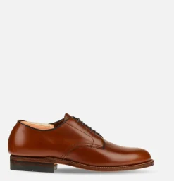 ALDEN SHOE CO M1403 - Plain Toe Blucher Ox Brown* Shoes