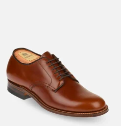 ALDEN SHOE CO M1403 - Plain Toe Blucher Ox Brown* Shoes