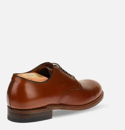 ALDEN SHOE CO M1403 - Plain Toe Blucher Ox Brown* Shoes
