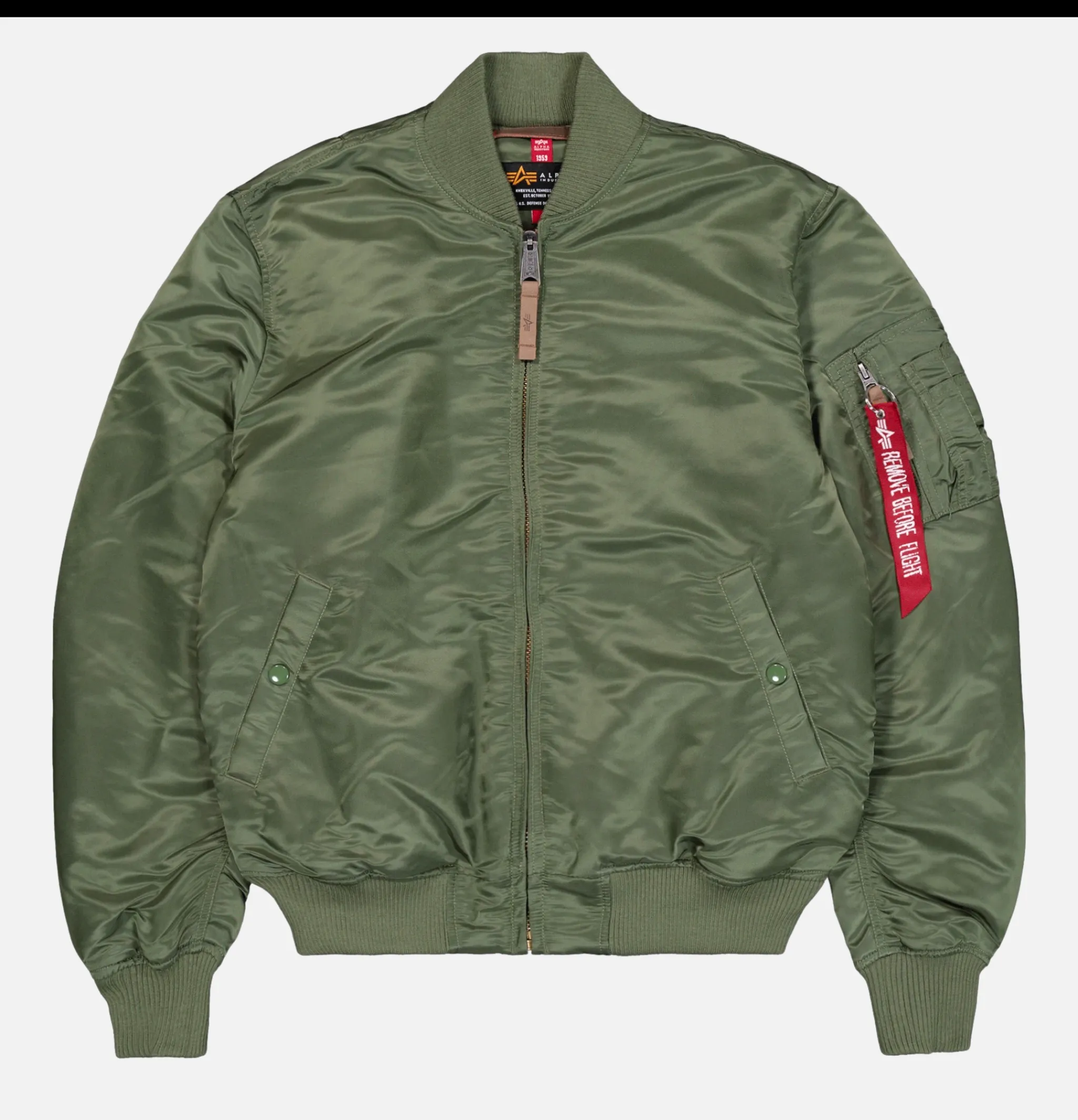 ALPHA INDUSTRIES Ma-1 Bomber Sage Green* Coats & Jackets