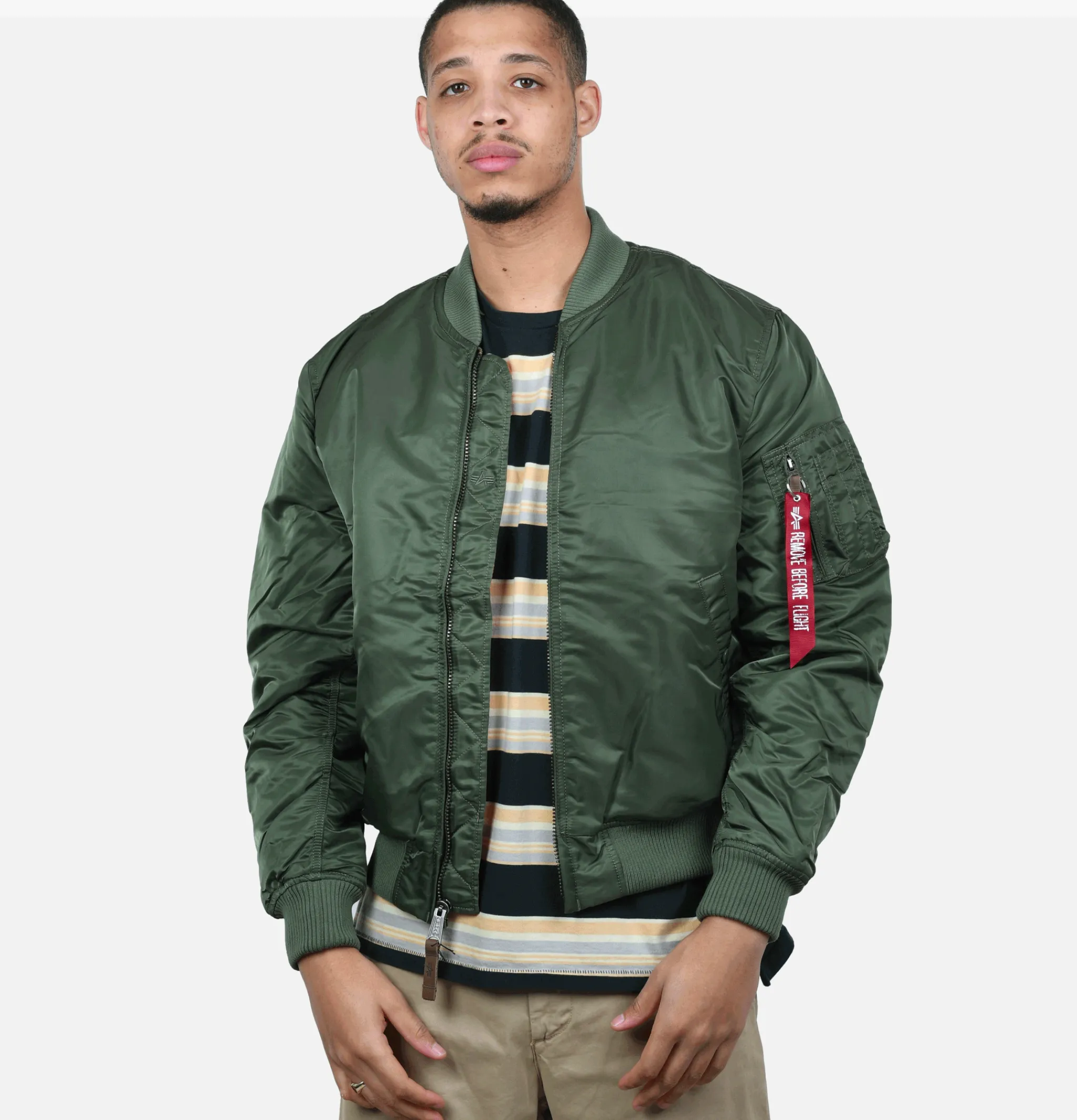ALPHA INDUSTRIES Ma-1 Bomber Sage Green* Coats & Jackets