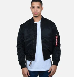 ALPHA INDUSTRIES MA-1 Flight Bomber Black* Coats & Jackets