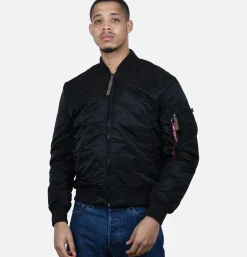 ALPHA INDUSTRIES MA-1 Flight Bomber Black* Coats & Jackets
