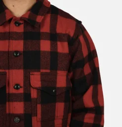 FILSON Mackinaw Cruiser Red Black* Coats & Jackets