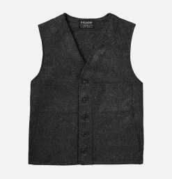 FILSON Mackinaw Wool Vest Charcoal* Veste