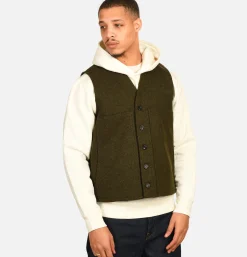 FILSON Mackinaw Wool Vest Forest Green* Veste
