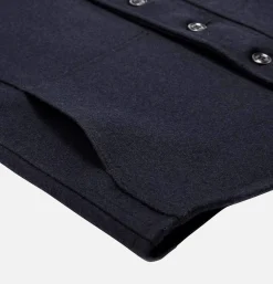 FILSON Mackinaw Wool Vest Navy* Veste|Coats & Jackets