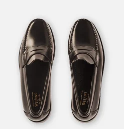 G.H. BASS Mens Mocassin Penny Logan Black* Mocassins