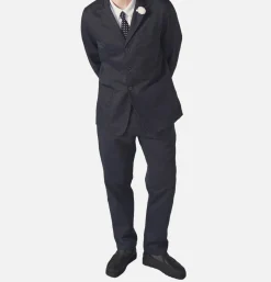 UNIVERSAL WORKS Military Chino Twill Navy* Chinos