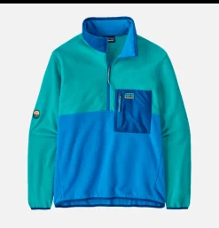 PATAGONIA M's Microdini Zip P/o Vessel Blue* Sweatshirts & Fleeces