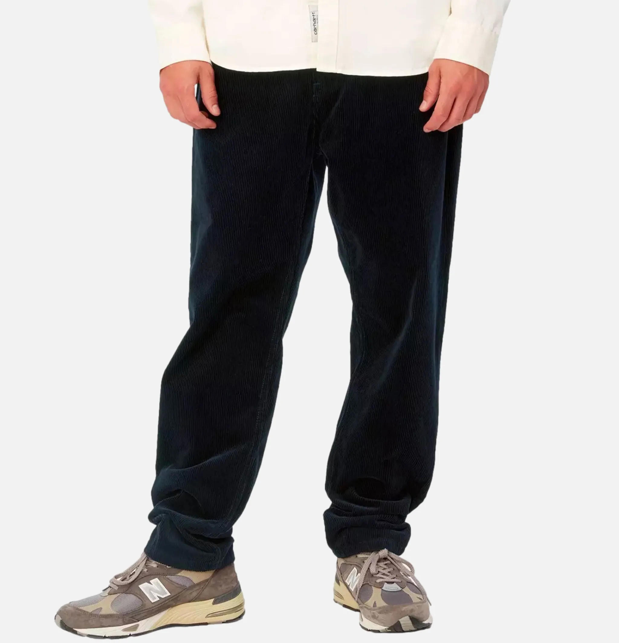 CARHARTT WIP Newel Cord Pant Dark Navy* Trousers