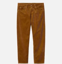 CARHARTT WIP Newel Pant Corduroy Hamilton Brown* Trousers
