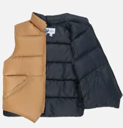 CRESCENT DOWN WORKS North By Northwest Vest Dark Tan* Coats & Jackets