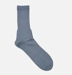 ANONYMOUS ISM Oc Pile Low Crew Blue* Socks