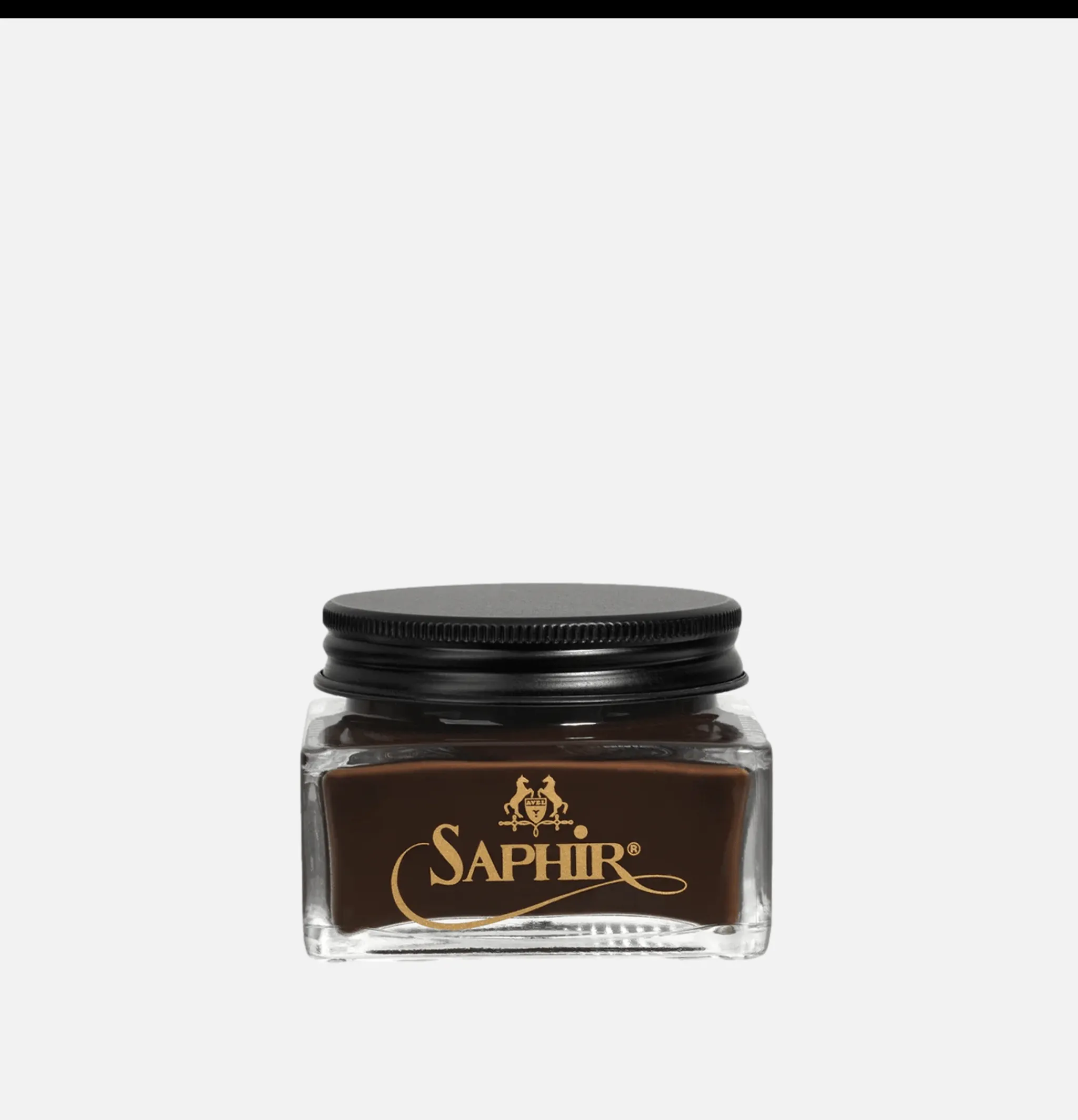 SAPHIR MEDAILLE D'OR Oiled Leather Cream Dark Brown* Shoe Care
