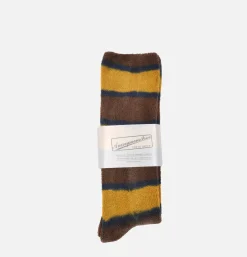 ANONYMOUS ISM Old Surf Stripes Crew* Socks