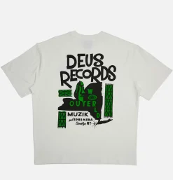 DEUS Outerworld Tee Vintage White* T-shirts