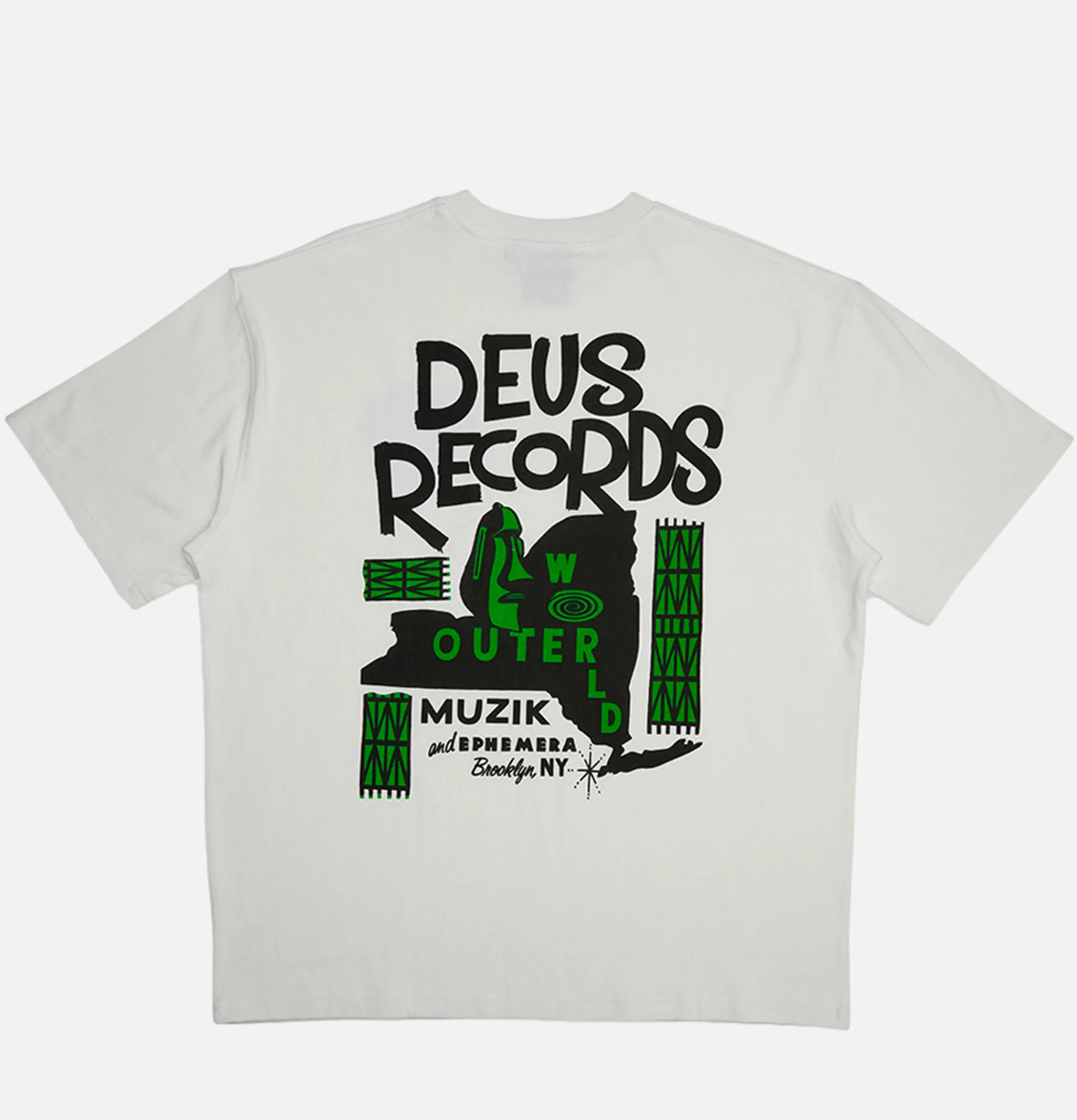 DEUS Outerworld Tee Vintage White* T-shirts