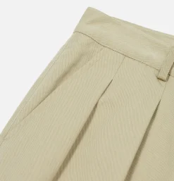 UNIVERSAL WORKS Pant Double Pleated Stone* Chinos|Trousers