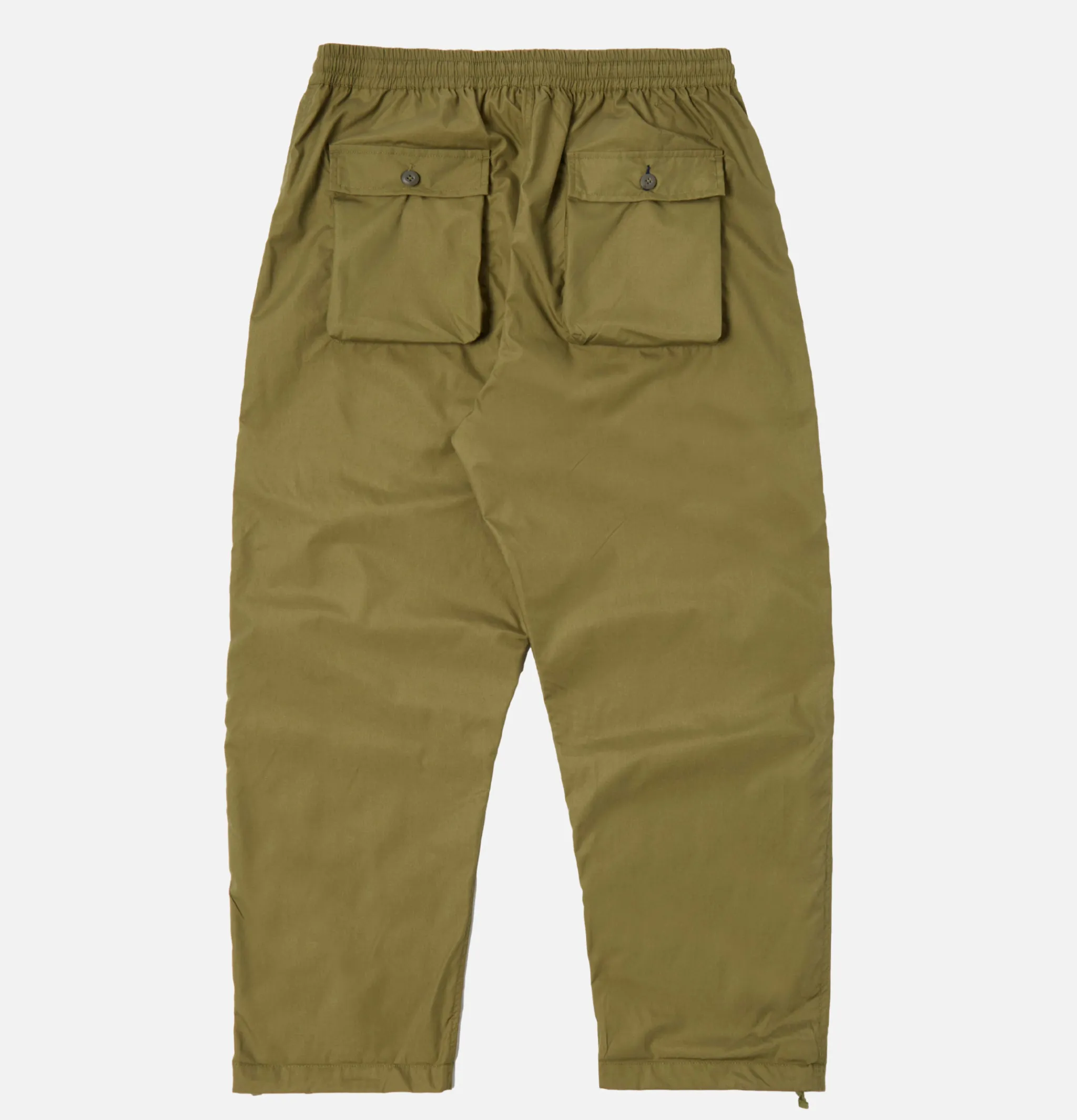UNIVERSAL WORKS Parachute Pant Poly Tech Olive* Trousers