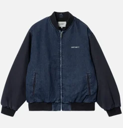 CARHARTT WIP Paxon Bomber Navy Stone Washed* Veste