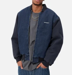 CARHARTT WIP Paxon Bomber Navy Stone Washed* Veste