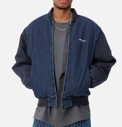 CARHARTT WIP Paxon Bomber Navy Stone Washed* Veste