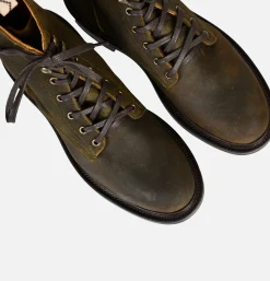 UNMARKED Plain Toe Db Hunter Waxed Olive* Boots