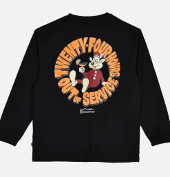 MANASTASH Poly Tee Ls 24hrs Black* T-shirts