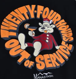 MANASTASH Poly Tee Ls 24hrs Black* T-shirts