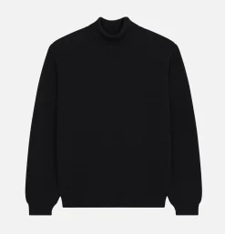 NITTO KNITWEAR Pull Youri Col Roulé Black* Knitwear