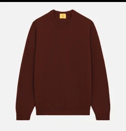 NITTO KNITWEAR Pull Youri Round Neck Brique* Knitwear