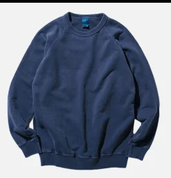 GOOD ON Raglan Crew Sweat P-Navy* Sweatshirts & Fleeces
