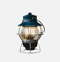 BAREBONES Railroad Lantern Ocean Blue* Outdoor