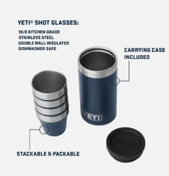 YETI Rambler Shot Glasses Navy* Outdoor