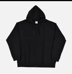 SNOW PEAK Recycled Cotton Zipup Hoodie Black* Sweatshirts & Fleeces