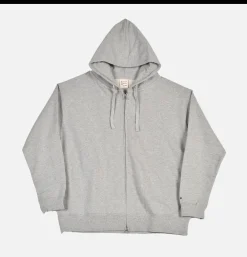 SNOW PEAK Recycled Cotton Zipup Hoodie Grey* Sweatshirts & Fleeces