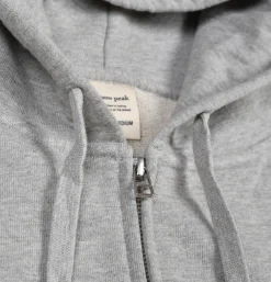 SNOW PEAK Recycled Cotton Zipup Hoodie Grey* Sweatshirts & Fleeces