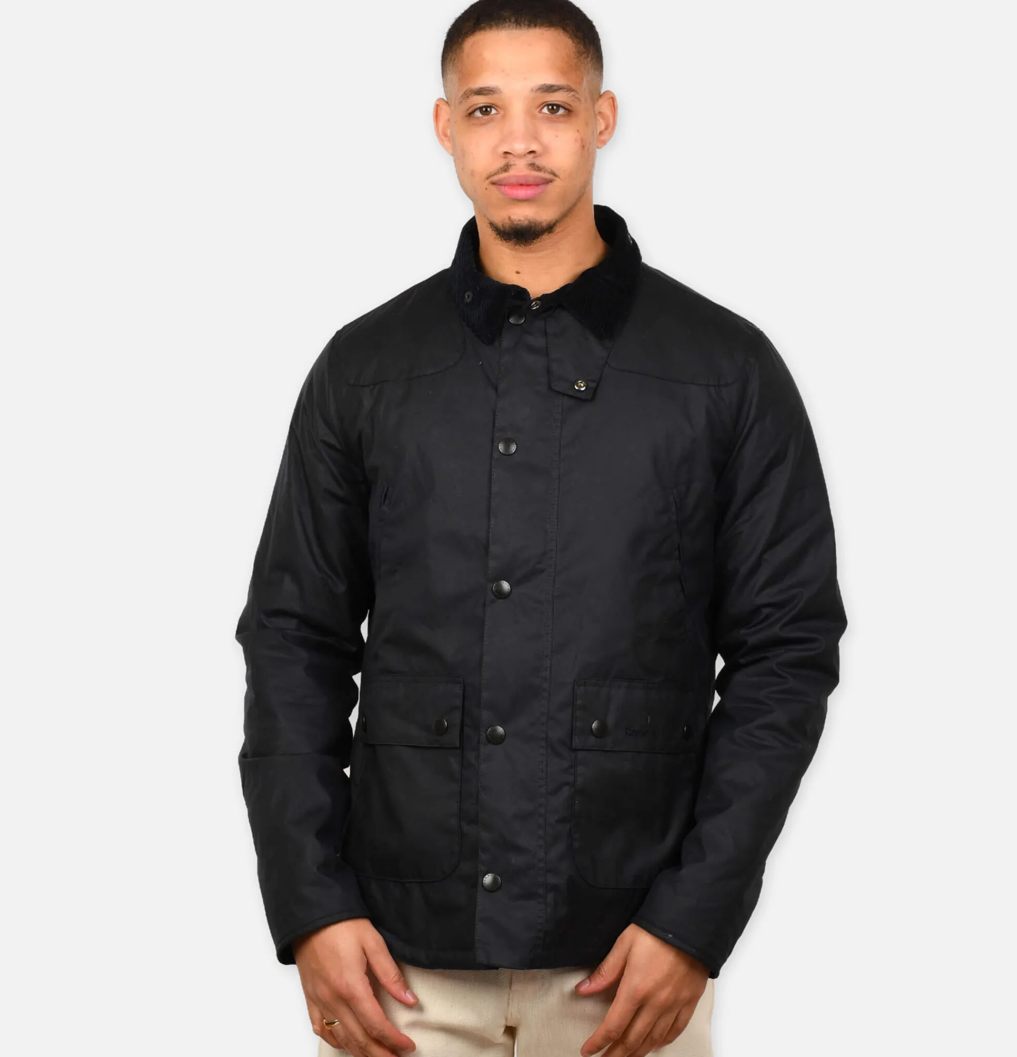 BARBOUR Reelin Wax Jacket Navy* Coats & Jackets