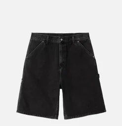 CARHARTT WIP Rivet Short Black Stone Washed* Shorts