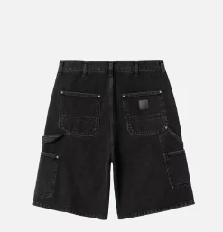 CARHARTT WIP Rivet Short Black Stone Washed* Shorts
