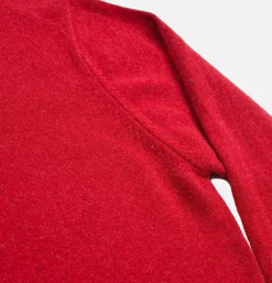 WILLIAM LOCKIE Round Neck Pullover Poppy Mix* Knitwear