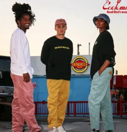 COOKMAN Semiwide Corduroy Fat Blue* Works Pant