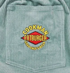 COOKMAN Semiwide Corduroy Fat Blue* Works Pant