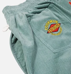 COOKMAN Semiwide Corduroy Fat Blue* Works Pant