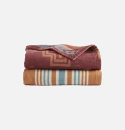 PENDLETON Set/2 Carico Lake Stripe Sand* Maison